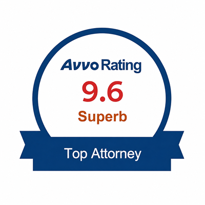 Avvo Rating 9.6 Superb
